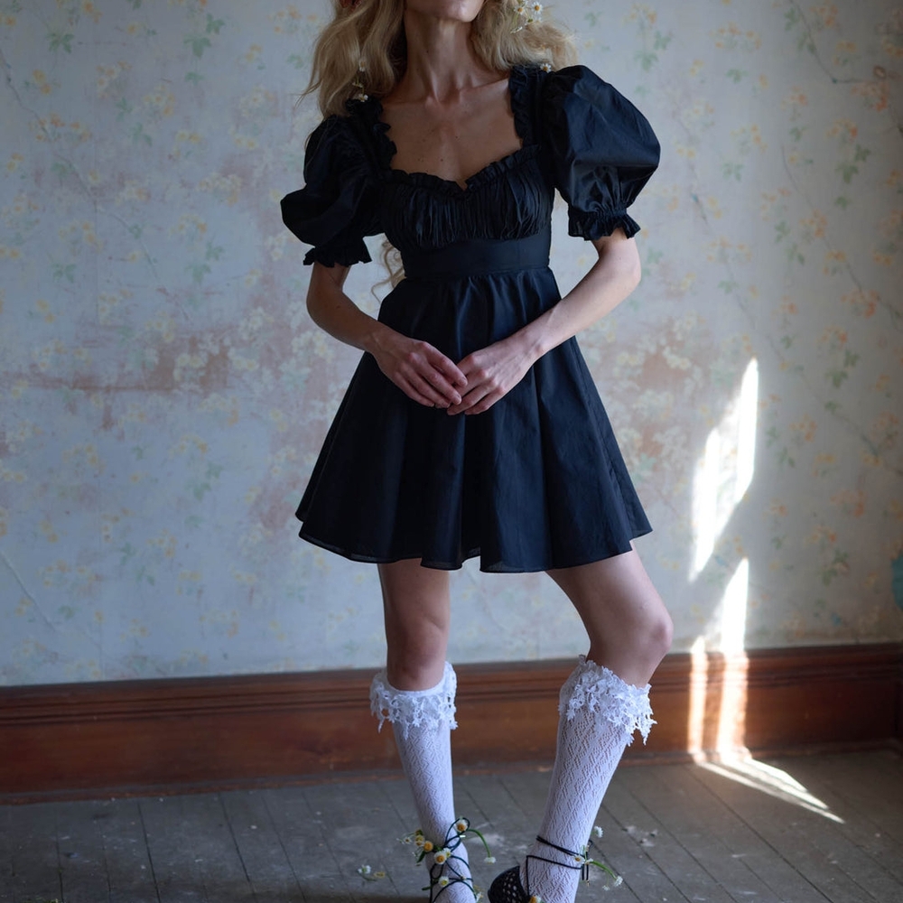 Selkie Black Caviar Jasmine Dress - Picture 5 of 6